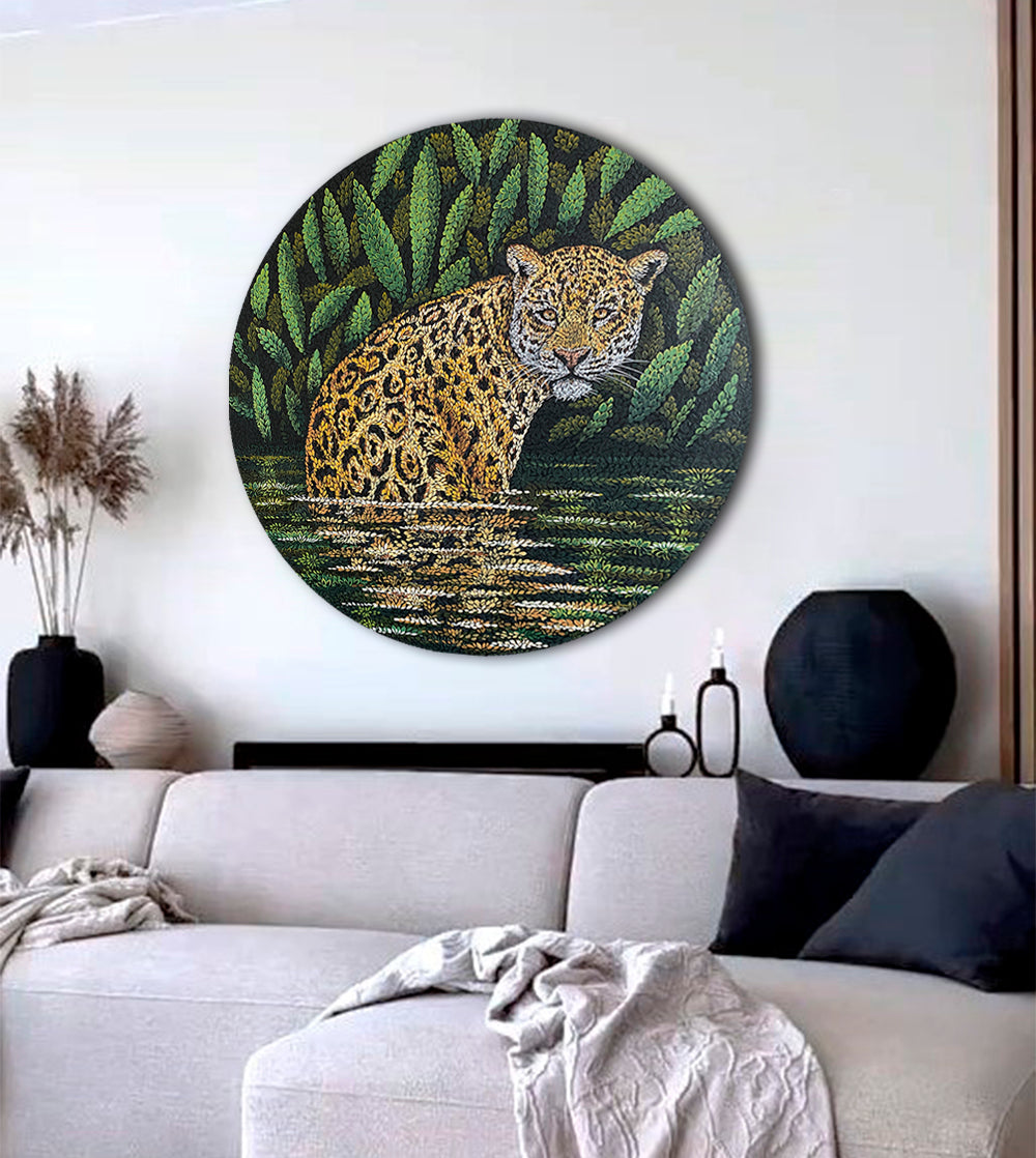 Jaguar en el agua