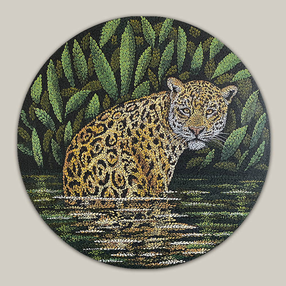 Jaguar en el agua
